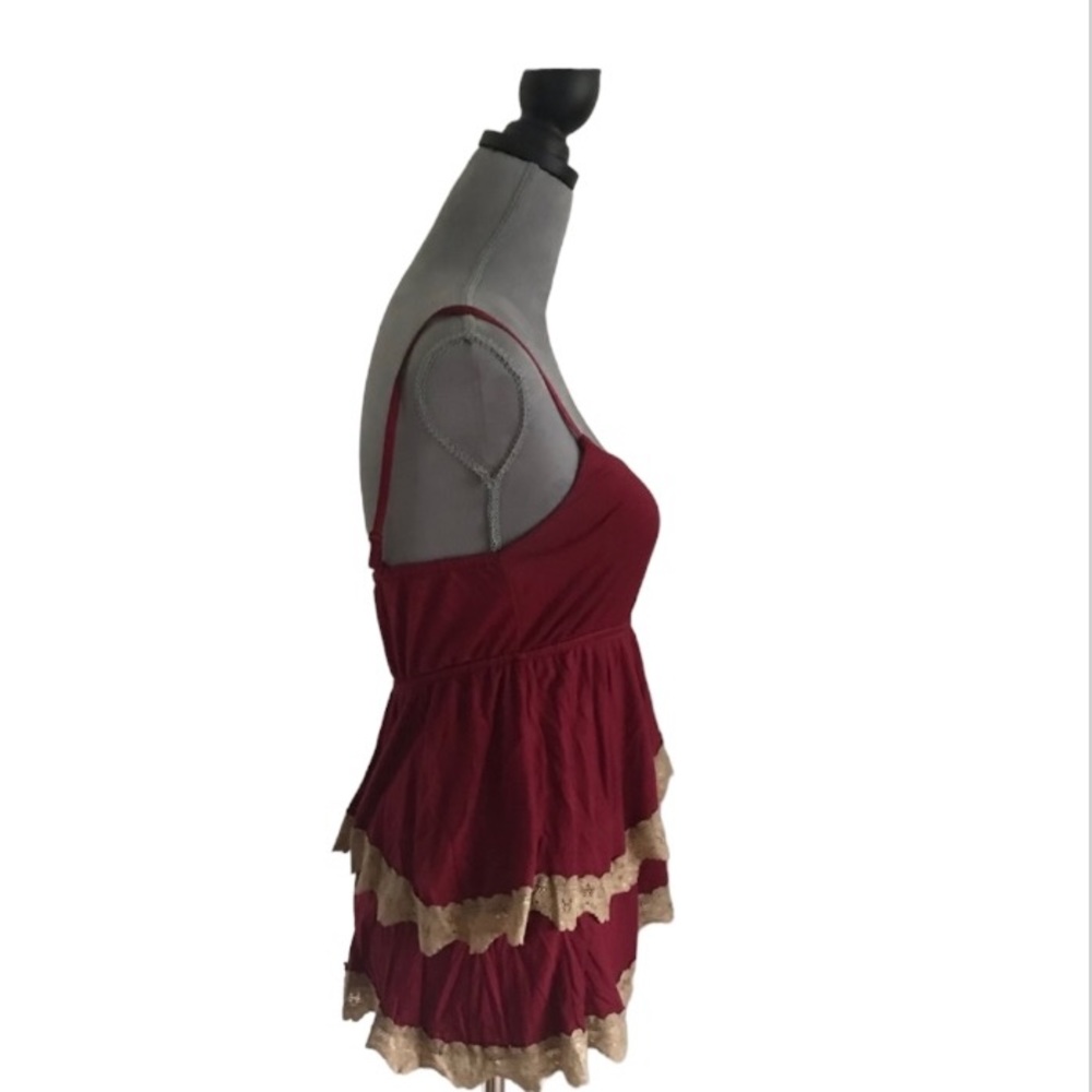 Charlotte Russe ruffle tank. - Picture 3 of 10